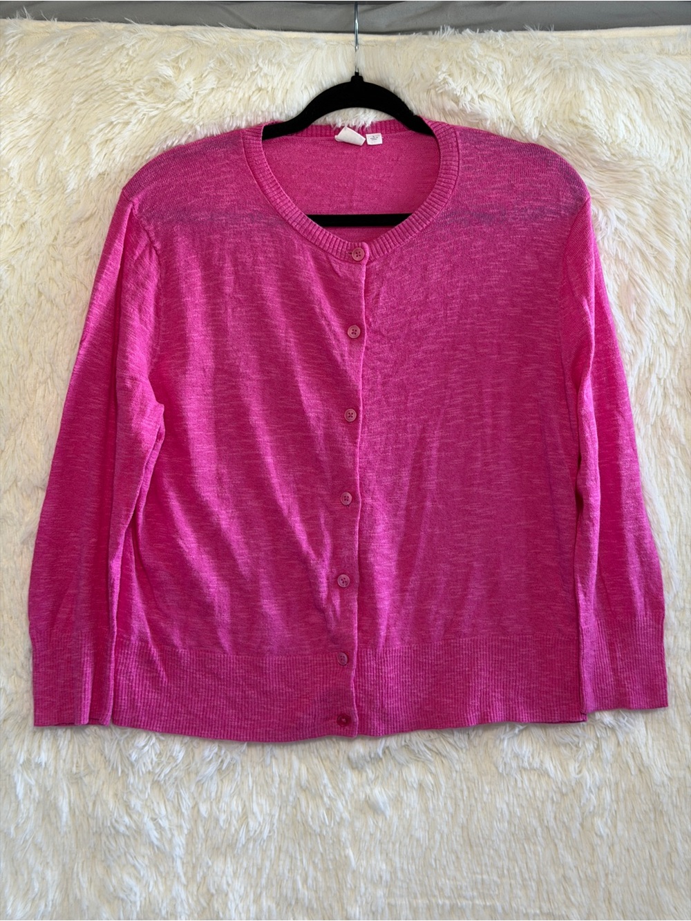 Gap Womens Preppy Button Cardigan Size L Pink Teacher Barbiecore Coquette